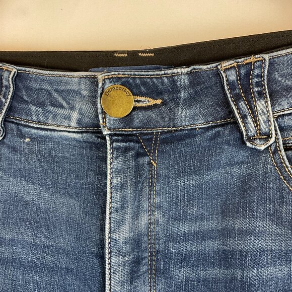 Democracy Absolution Jeans 16 Blue Distressed Slim Leg Stretch - Picture 5 of 11